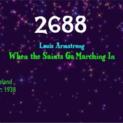 #8040 When the Saints Go Marching in by Louis Armstrong
