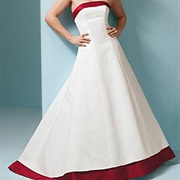 Color Stripes at Bustline and Hem