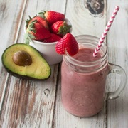 Avocado Strawberry Smoothie