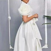 3D Flowers on Outside of Sleeves