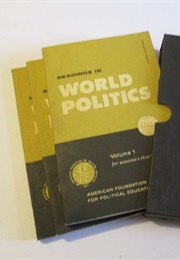 Readings in World Politics (Robert Goldwin, Ralph Lerner, & Gerald Stourzh)