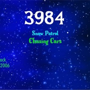 #8419 Chasing Cars by Snow Patrol