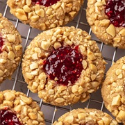 Vegan Peanut Butter and Jelly Cookie