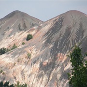 Spoil Tips Near Donetsk, Ukraine