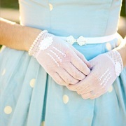 Mesh Gloves for Bride