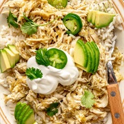 Salsa Verde Shredded Chicken