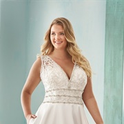 Jeweled Beading Around Neck, Arms, Waist