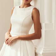 White-On-White Beading on Bodice