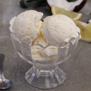 Lemon Coconut Square Ice Cream