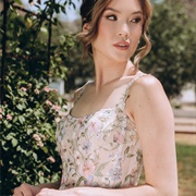 Scoop Neckline on Dress