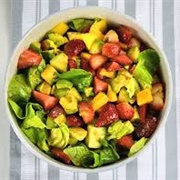 Mango Avocado and Strawberry Salad