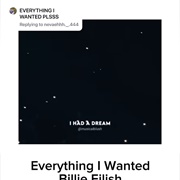 #1324 Everything I Wanted by Billie Eilish