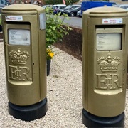 Gold Post Boxes