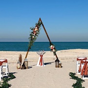 Triangle Wedding Arch