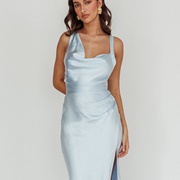 Asymmetrical Straps, Bridesmaid Gown