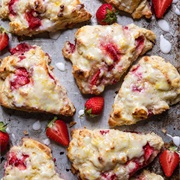 Strawberry Cream Cheese Scone