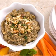 Smoky Eggplant Dip With Walnuts