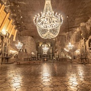 St. Kinga's Chapel in Wieliczka Salt Mine, Poland