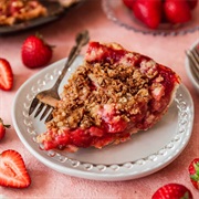 Strawberry Crumb Pie