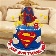 Superhero Birthday Cake