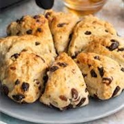 Homemade Fruit Scone Round