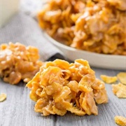 Peanut Butter Cornflake Cookies