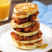 Fried Chicken and Pancakes