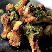 Wings With Zesty Pesto