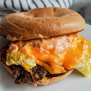 Bagel With Béchamel Sauce