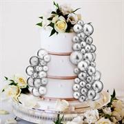 Decorative Balls on Wedding Cake