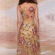 Illusion Back With Flowers