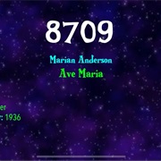 #9645 Ave Maria by Marian Anderson