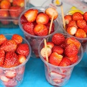 Strawberry Fruit Cup