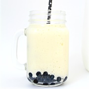 Luau Punch Boba Tea With Kiwi Boba