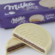 Milka White Chocolate Wafer
