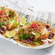 Korean-Style Chicken Tacos