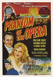 Phantom of the Opera - Alexander Golitzen, John B. Goodman, Russell A. Gausman, & Ira S. Webb (1943)