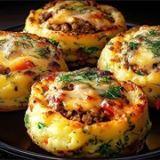 Scrambled Eggs With Parmesan and Yellow Bell Peppers