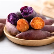 Orange and Purple Food