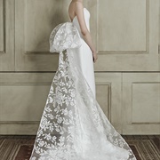 Dramatic Bow on Wedding Dress