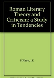 Roman Literary Criticism and Theory (Collective Work)