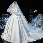 Thin Ribbon Edge on Veil
