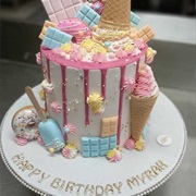 Sweets Theme for Birthday Cake