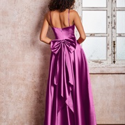 Bow at Back of Waist on Dress