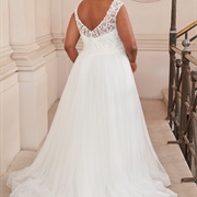 English Net Wedding Dress