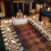 U-Shaped Table for Wedding