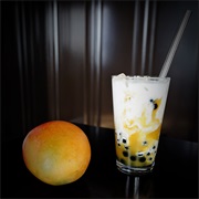 Mango Coconut Boba Tea