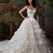 Large 3D Flowers All Over Skirt