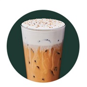 Iced Pecan Crunch Oatmilk Latte
