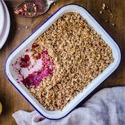 Gluten-Free Vegan Apple Blackberry Crumble Tart